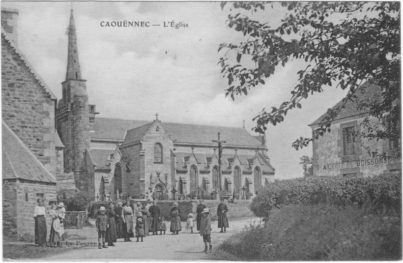 Caouennec bourg 1911
